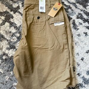Dockers Men's Tan Flat Front Shorts